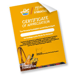 PFP Certificate of Appreciation